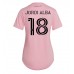 Inter Miami Jordi Alba #18 Hjemmedrakt Dame 2023-24 Korte ermer